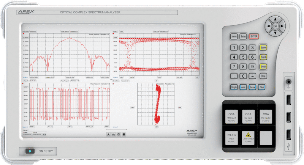 Optical complex spectrum analyzer