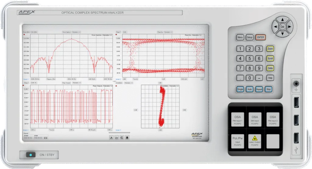 Optical complex spectrum analyzer